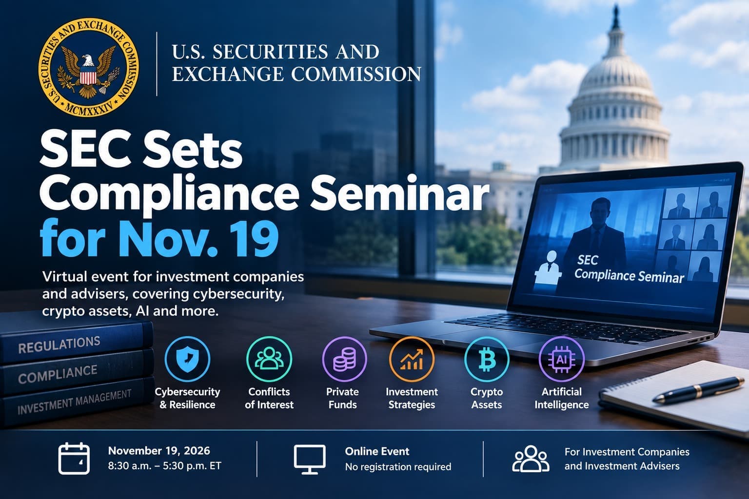 SEC Sets Compliance Seminar for Nov. 19